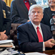 This photo isn't of Trump saying Bing; we just thought it was funny. (Photo: Pool/Getty Images)